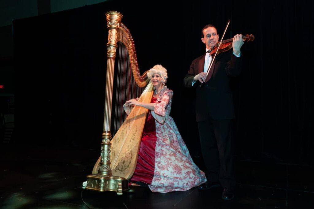 Florida Grand Opera "Marriage of Figaro" performance and Gala Reception with The Elegant Harp and Violin Duo
