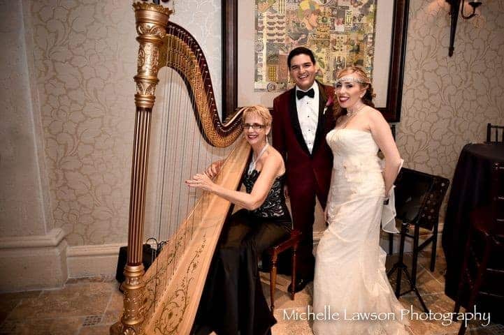 Wedding Mizner Country Club Michelle Lawson Photography The Elegant Harp Rev Paul Underhay