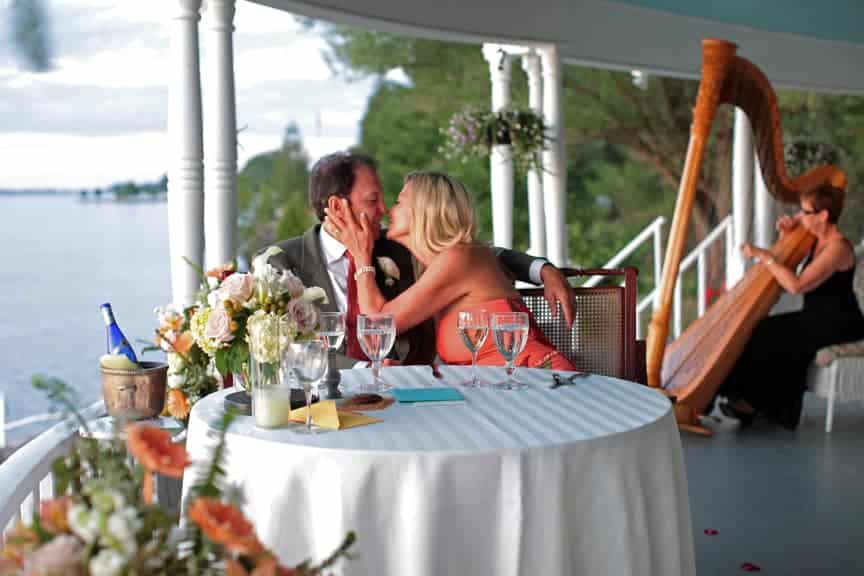 Wedding Reception for 2 -Casablanca, Cherry Island, 1000 Islands, NY with The Elegant Harp