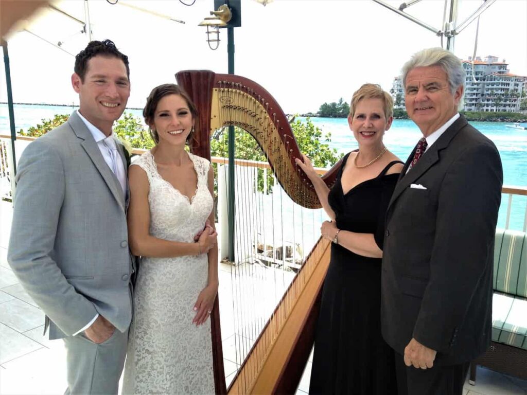 Wedding Smith & Wollensky Miami Beach The Elegant Harp Rev Paul Underhay